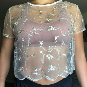 zaful sheer top